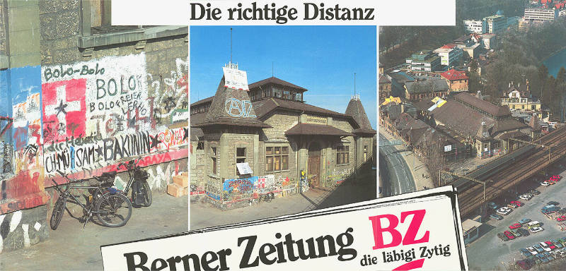 Die richtige Distanz, Berner Zeitung BZ, die läbigi Zytig