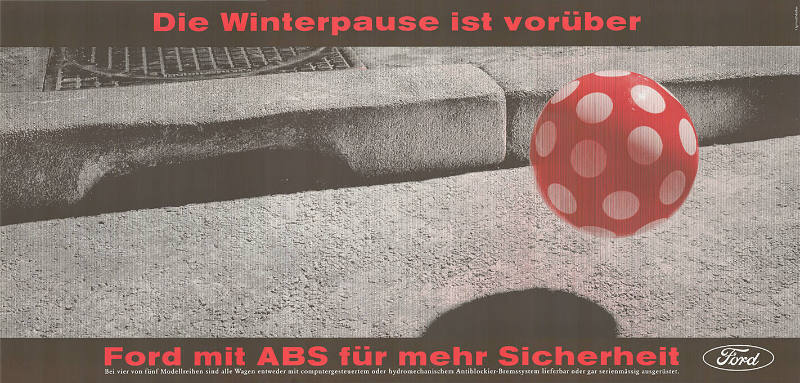 Die Winterpause ist vorbei, Ford mit ABS für mehr Sicherheit