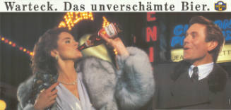 Warteck. Das unverschämte Bier.