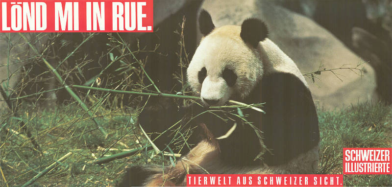 Lönd mi in rue. Tierwelt aus schweizer Sicht. Schweizer Illustrierte