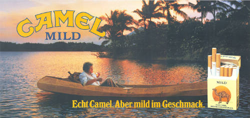Camel mild. Echt Camel. Aber mild im Geschmack.