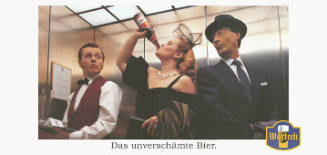 Das unverschämte Bier. Warteck