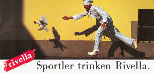 Sportler trinken Rivella.