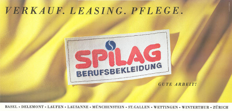 Verkauf. Leasing. Pflege. Spilag Berufsbekleidung, Gute Arbeit!