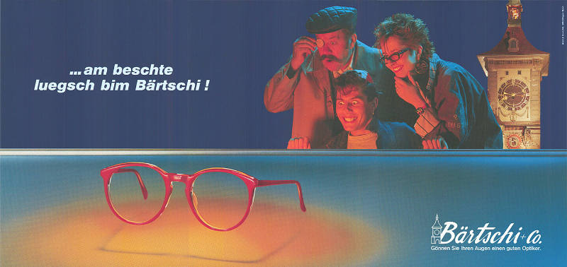 …am beschte luegsch bim Bärtschi! Bärtschi + Co.