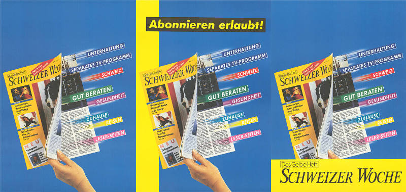 Abonnieren erlaubt! Schweizer Woche