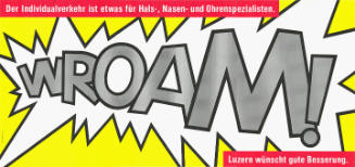 Wroam! Der Individualverkehr ist etwas für Hals-, Nasen und Ohrenspezialisten. Luzern wünscht gute Besserung.