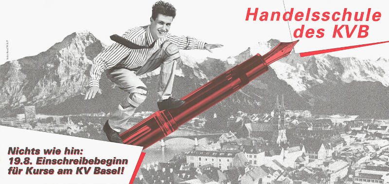 Nichts wie hin: 19.8. Einschreibebeginn für Kurse am KV Basel! Handelsschule KV Basel