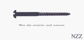 Wer die anzieht und warum. NZZ