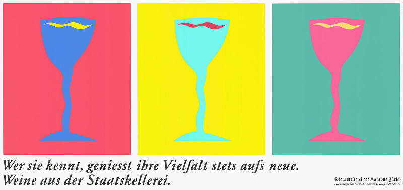 Wer sie kennt, geniesst ihre Vielfalt stets aufs neue. Weine aus der Staatskellerei.