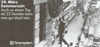 29. März Sommerzeit: Auch an einem Tag mit 23 Stunden kann man gut drauf sein. Time/system