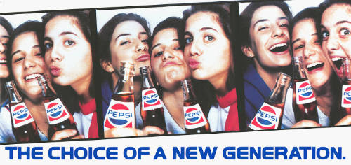 Pepsi, The Choice of a New Generation