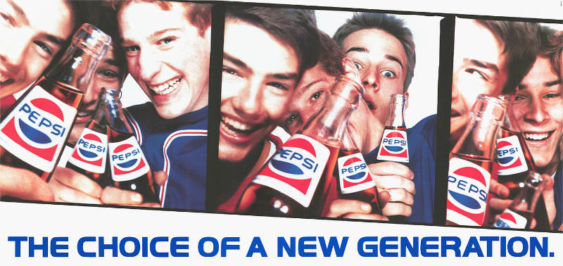 Pepsi, The Choice of a New Generation