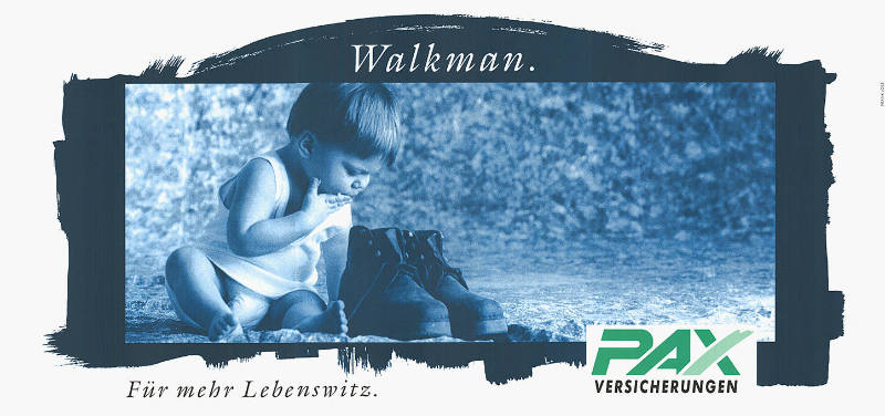 Walkman. Für mehr Lebenswitz. Pax