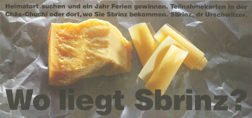Wo liegt Sbrinz?