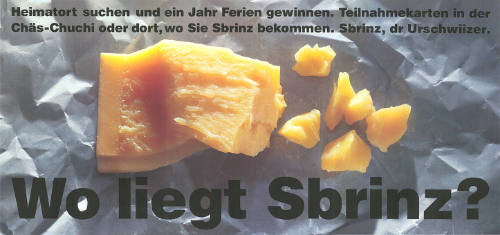 Wo liegt Sbrinz?