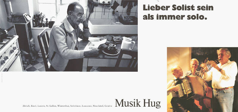 Lieber Solist sein als immer solo. Musik Hug