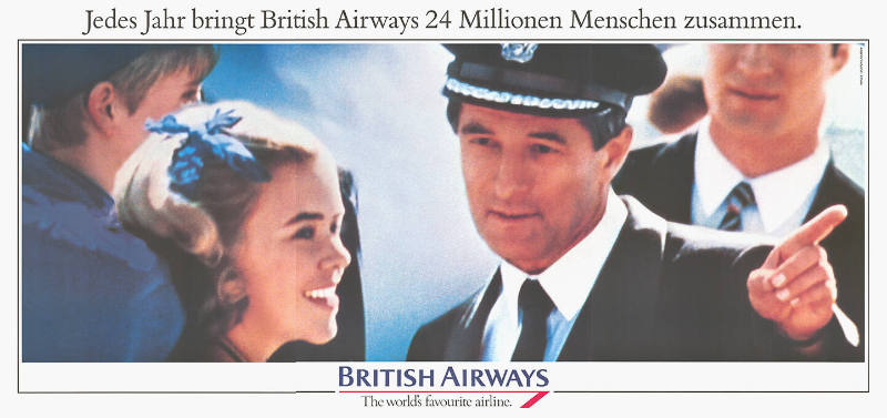 Jedes Jahr bringt British Airways 24 Millionen Menschen zusammen. British Airways