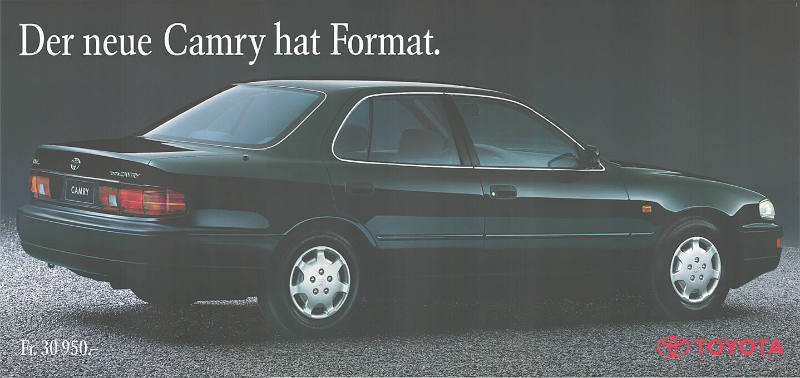 Der neue Camry hat Format. Toyota