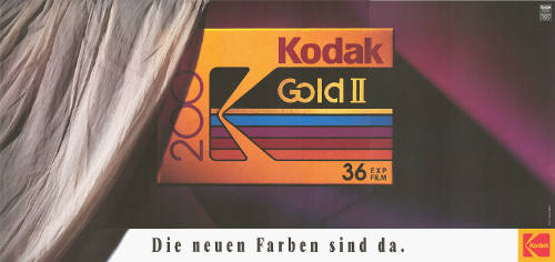 Kodak Gold II, Die neuen Farben sind da.