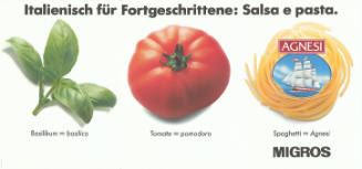 Italienisch für Fortgeschrittene: Salsa e pasta. Migros