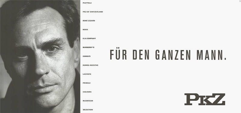 Für den ganzen Mann. PKZ