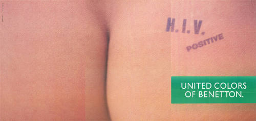 H.I.V. positive, United Colors of Benetton.