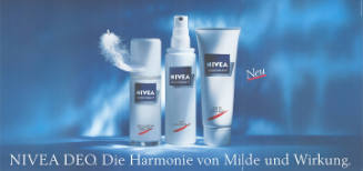 Nivea Deo. Die Harmonie von Milde und Wirkung.