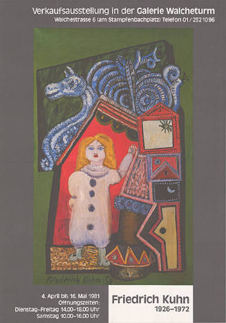 Friedrich Kuhn, Verkaufsausstellung in der Galerie Walcheturm