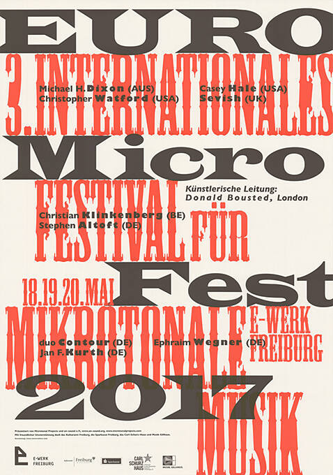 Euro Micro Fest, E-Werk Freiburg