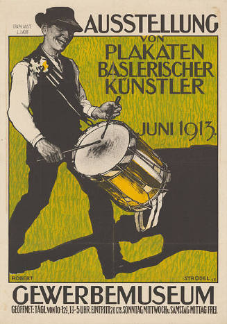 Ausstellung von Plakaten Baslerischer Künstler, Gewerbemuseum