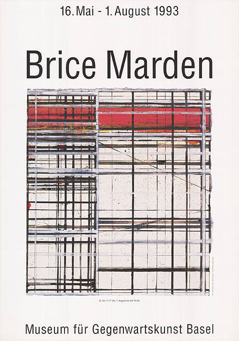 Brice Marden, Museum für Gegenwartskunst Basel